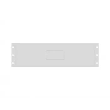 LANBERG 19-inch 3U Sliding Rack Shelf 360mm Depth Grey, 90kg Load Capacity, 4-Point Mounting