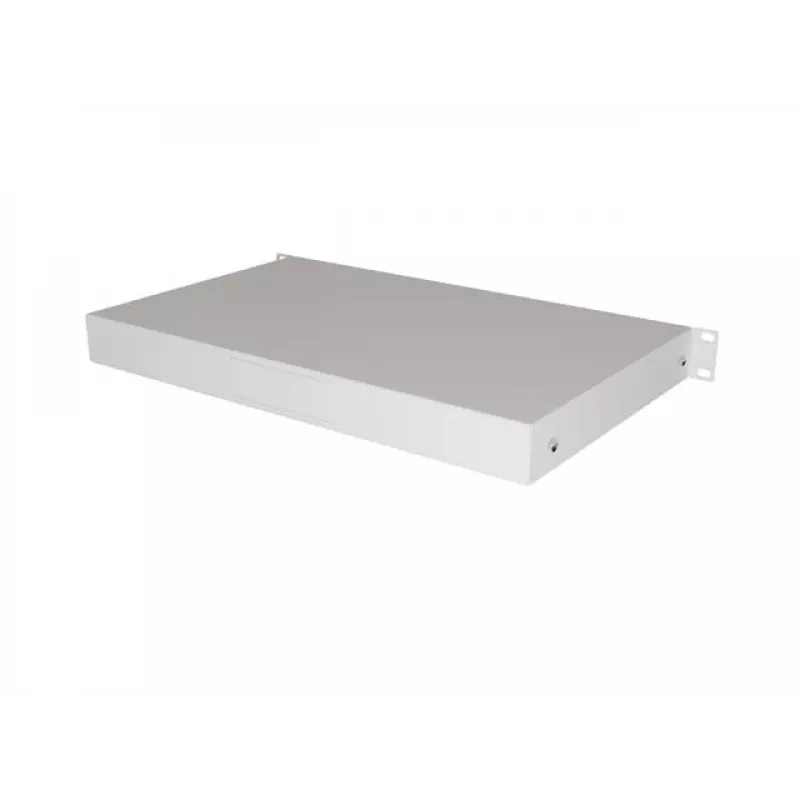 LANBERG 1U 19 collu bīdāma atvilktne 270mm dziļums Pelēka (30kg ietilpība)