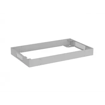 LANBERG CK01-60-S 600x1000 mm pamatne 19 collu serveru skapjiem, pelēka RAL 7035