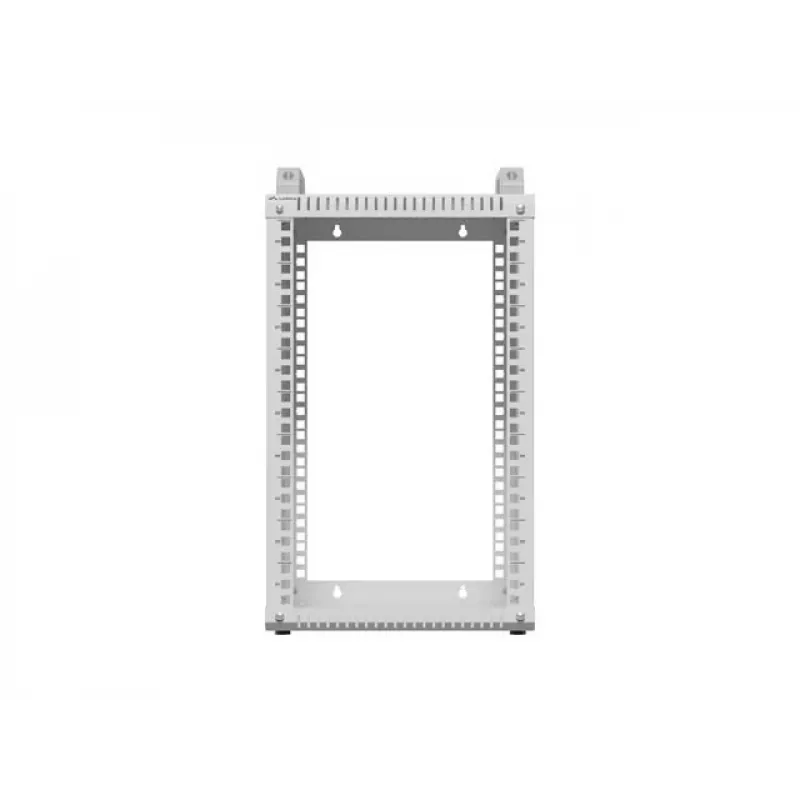LANBERG OR10-2309-S atvērtais plaukts 10 collu 9U 280x300 pelēks pie sienas/uz galda tērauda plaukts