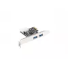 Lanberg PCE-US3-002 Iekšējā USB 3.2 Gen 1 PCI Express karte ar 2 ārējiem portiem un 1 iekšējo savienotāju