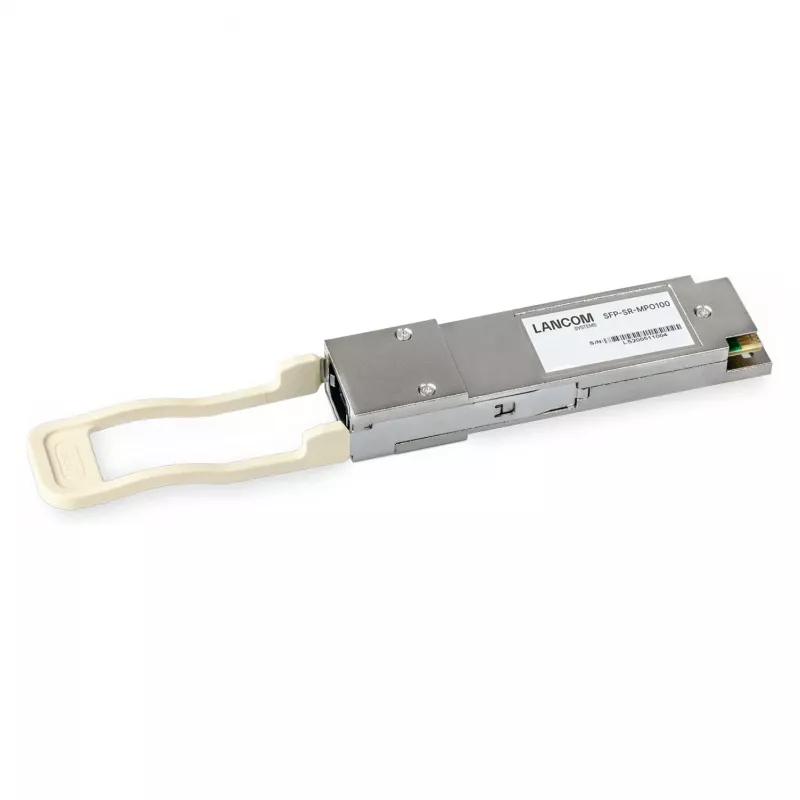 LANCOM QSFP28 100GbE 100GBase-SR4 raidītājmodulis, MPO-12 daudzmodu, 850nm, 100m, 10 gab. iepakojums