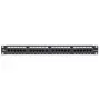 LANVIEW LPP110 1U 24-portu Cat5e RJ-45 neekranēts komutācijas panelis (Krone IDC)
