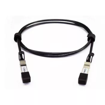 LANVIEW MO-SP10TW1 SFP+ uz SFP+ Direct Attach Copper kabelis, 10GbE, 1m Passive Twinax, melns (saderīgs ar Allied Telesis SP10TW1)