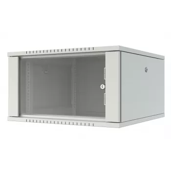 LANVIEW Quick Assembly Flat Pack 19 - 6U sienas tīkla skapis, 600x500x370mm, melns