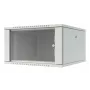 LANVIEW Quick Assembly Flat Pack 19 - 6U sienas tīkla skapis, 600x500x370mm, melns