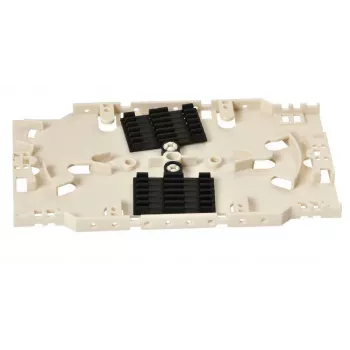 LANVIEW splicēšanas kasete 12 šķiedrām, melna ABS plastmasa (LVO231002)