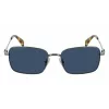 LANVIN LNV104S-050 Unisex saulesbrilles - Melns acetāta rāmis, Pelēkas CR-39 lēcas, 56/18/140 mm