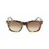 LANVIN LNV620S-213 Vīriešu kvadrātveida acetāta saulesbrilles Havana brūns gradients 52mm