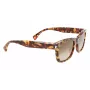 LANVIN LNV620S-213 Vīriešu kvadrātveida acetāta saulesbrilles Havana brūns gradients 52mm