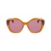 LANVIN Women's LNV628S-208 Cat Eye Sunglasses Havana Acetate Brown Gradient Lens 54mm