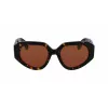 LANVIN Sieviešu saulesbrilles LNV647S-234 Brūna Havana Acetāts 53mm