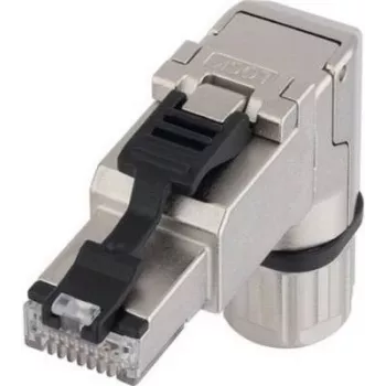 LAPP ED-IE-90-6A-PN-20-FC Leņķveida Cat.6A industriālais RJ45 lauka terminācijas savienotājs 21700638