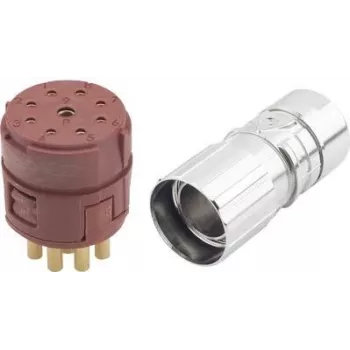 LAPP EPIC® M23 8+1 polu sieviešu savienotāja komplekts ar skrūvju pieslēgumu, IP67 75009698
