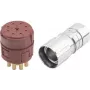 LAPP EPIC® M23 8+1 polu sieviešu savienotāja komplekts ar skrūvju pieslēgumu, IP67 75009698