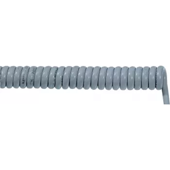 LAPP ÖLFLEX® SPIRAL 400 P spirālveida vadības kabelis, 12 x 1 mm², pelēks, saraujas 500 mm / izstiepts 1500 mm 70002670