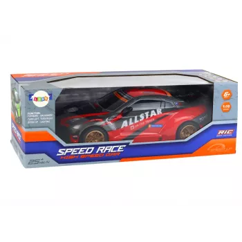 Lielā ar tālvadību vadāmā sporta automašīna 1:10 sarkana Lean Toys