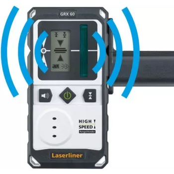 Laserliner 033.55A līnijas lāzera uztvērējs sarkanā stara lāzeriem