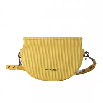 Laura Ashley sieviešu dzeltenā Band soma pāri plecam (23x15x9 cm)