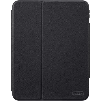 LAUT PRESTIGE FOLIO MG melns Magspin vāciņš iPad Air 11 collu (M2, 2024)