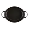 Le Creuset Signature ovāls cepamais trauks 31 cm melns emaljēts čuguns (4.7L)