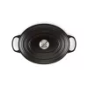 Le Creuset Signature ovāls cepamais trauks 31 cm melns emaljēts čuguns (4.7L)