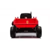 LEAN CARS 24V ar akumulatoru darbināms traktors HC-306 sarkans ar piekabi