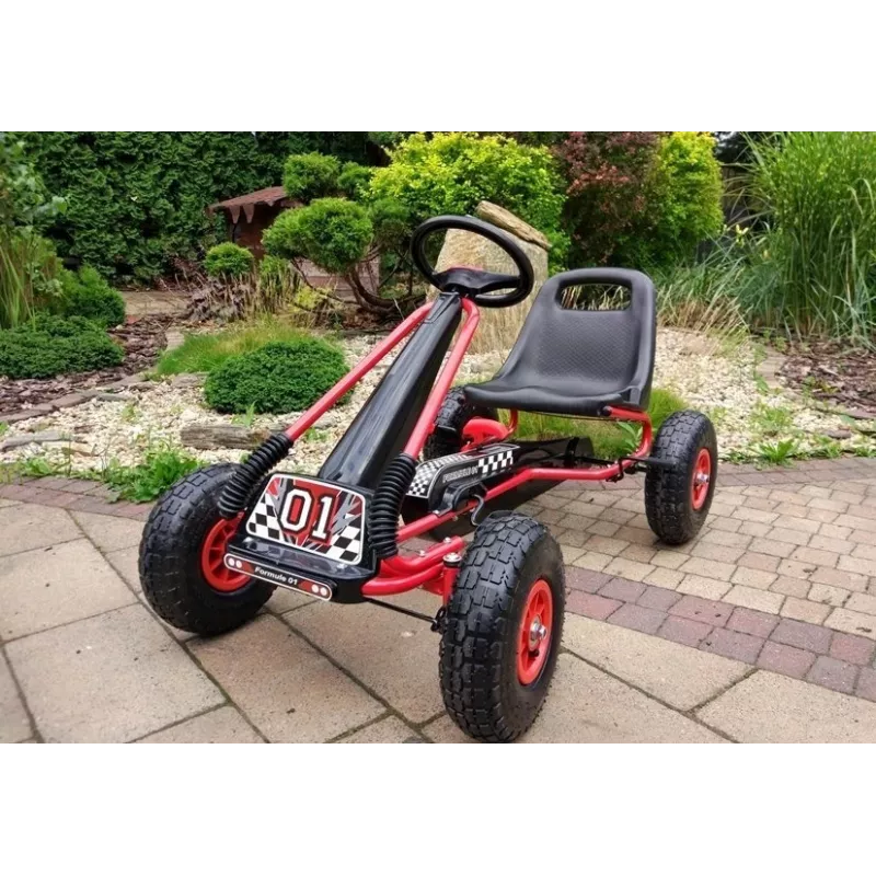 LEAN CARS A-15 GO KART Red