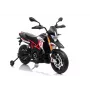 LEAN CARS Aprilia A007 Electric Ride On Motorbike Black & Red