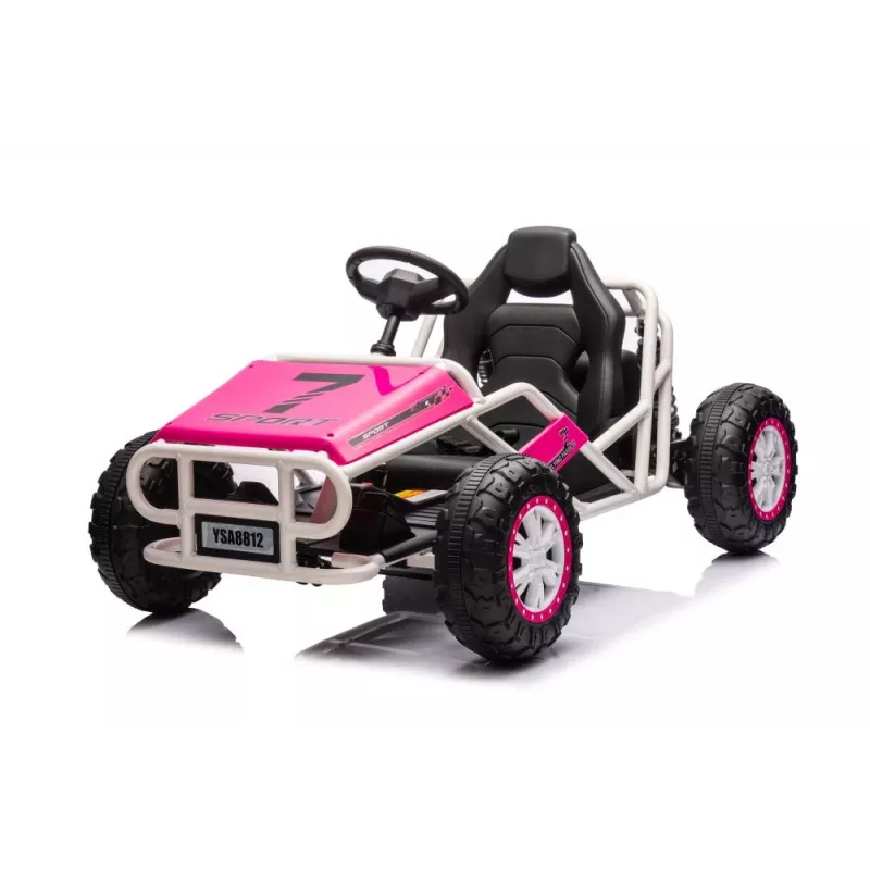 LEAN CARS Battery Car Buggy A8812 Pink 24V
