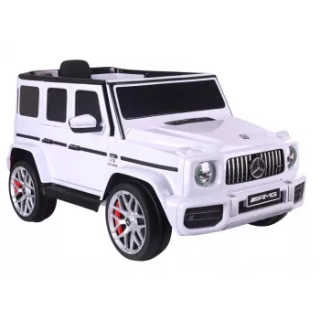 LEAN CARS Baterijas darbināma automašīna Mercedes G63 S306-1 Balta