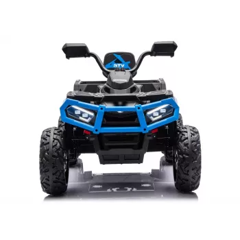 LEAN CARS Ar akumulatoru darbināms kvadracikls ATV 6 riteņi ar piekabi JC606 24V 4x4 Zils