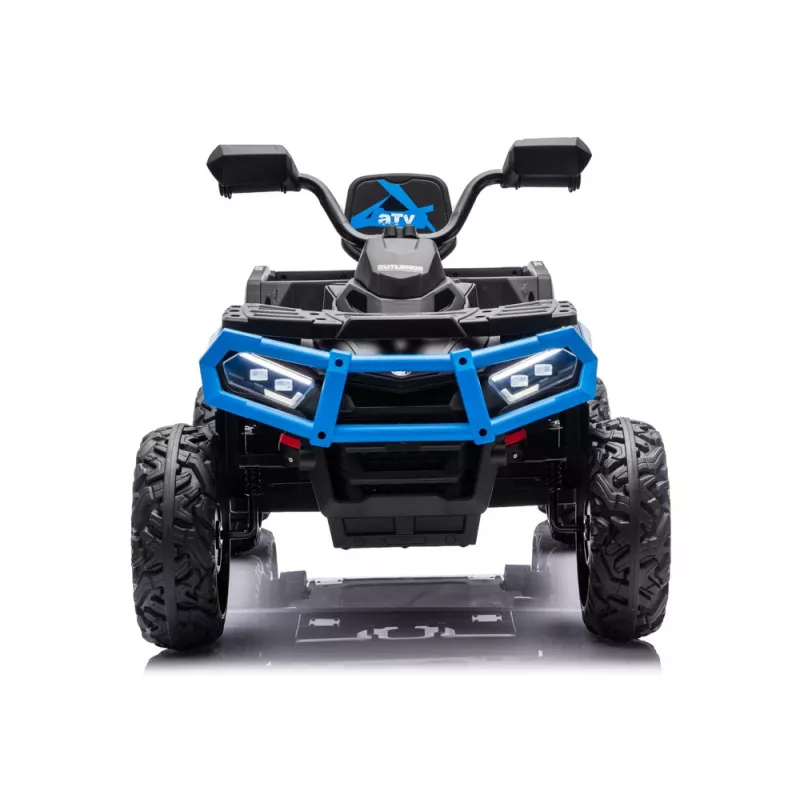 LEAN CARS Ar akumulatoru darbināms kvadracikls ATV 6 riteņi ar piekabi JC606 24V 4x4 Zils
