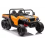 LEAN CARS Battery Operated Vehicle 6 Wheels XB-1038A 4x4 24V Orange