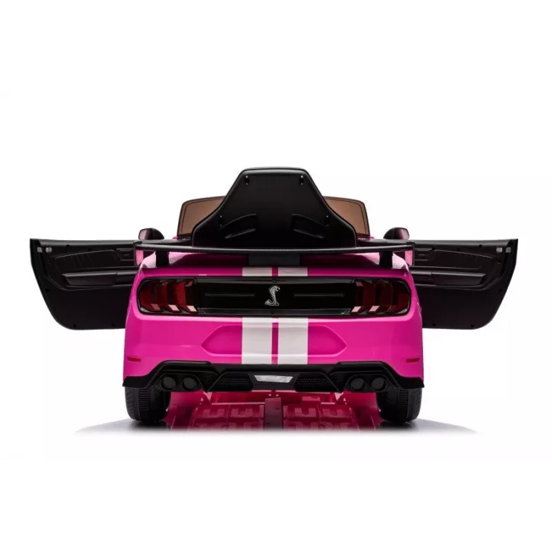 LEAN CARS Battery-Operated Vehicle Ford Mustang GT500 Shelby Pink