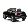 LEAN CARS Bentley Mulsanne elektriskā braucamā mašīna bērniem, 12V, spīdīgi melna, ar tālvadību, MP3, LED gaismām, EVA riteņiem, 3-6 gadi, maks. 30 kg