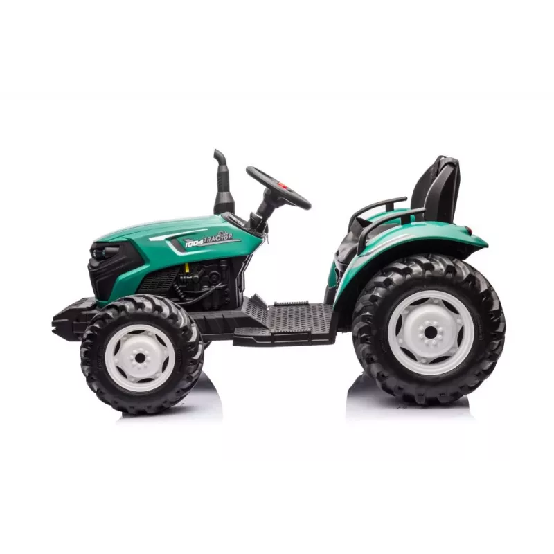 LEAN CARS ar akumulatoru darbināms braucamais traktors HC-306 tumši zaļš 24V