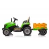 LEAN CARS Ar akumulatoru darbināms traktors BBH-030 Zaļš 12V braucamrīks ar vecāku tālvadību