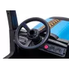 LEAN CARS Battery Tractor A011 24V zils – braucamā rotaļlieta ar 2x200W motoriem, tālvadību, LED gaismām, Bluetooth