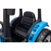 LEAN CARS Battery Tractor A011 24V zils – braucamā rotaļlieta ar 2x200W motoriem, tālvadību, LED gaismām, Bluetooth