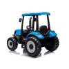 LEAN CARS Battery Tractor A011 24V zils – braucamā rotaļlieta ar 2x200W motoriem, tālvadību, LED gaismām, Bluetooth