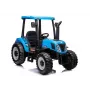 LEAN CARS Battery Tractor A011 24V zils – braucamā rotaļlieta ar 2x200W motoriem, tālvadību, LED gaismām, Bluetooth