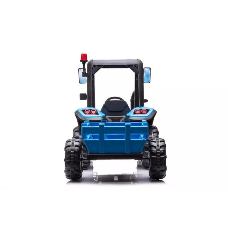 LEAN CARS Battery Tractor BLT-206 zils 12V braucamais traktors ar piekabi un tālvadību
