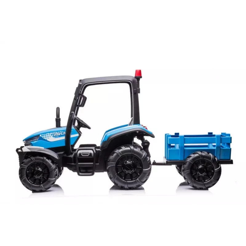 LEAN CARS Battery Tractor BLT-206 zils 12V braucamais traktors ar piekabi un tālvadību