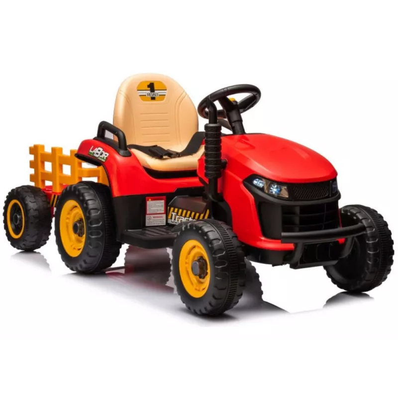 LEAN CARS BBH-030 Red Battery Tractor