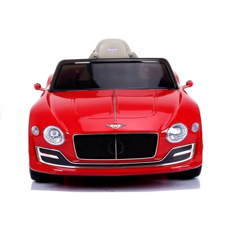 LEAN CARS Bentley Continental GT 12V elektriskā braucamā mašīna - sarkana krāsota