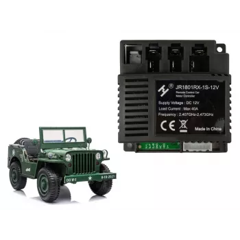 LEAN CARS Centrālais modulis JR1801RX-1S-12V priekš JH101 – 12V 2.4GHz braucamās mašīnas uztvērēja vadības plate