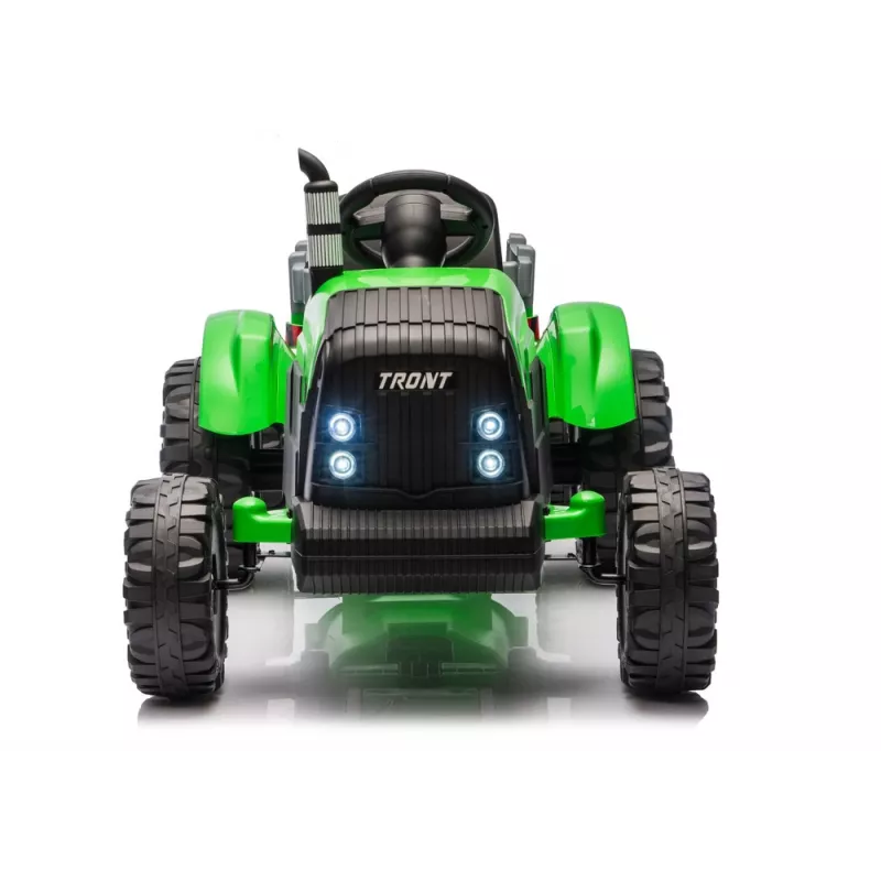 LEAN CARS CH9959B Ar Bateriju Darbināms Traktors ar Piekabi Gaiši Zaļš 24V