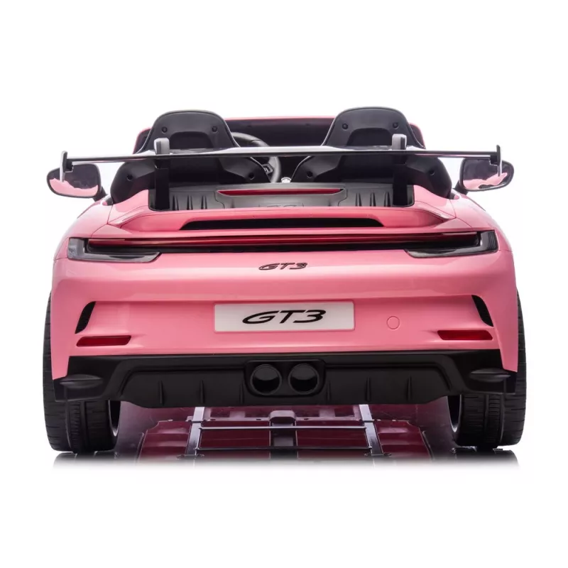 LEAN CARS DK-P911 Porsche GT3 24V rozā ar akumulatoru darbināma braucamā mašīna