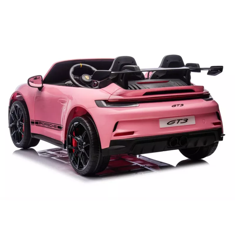LEAN CARS DK-P911 Porsche GT3 24V rozā ar akumulatoru darbināma braucamā mašīna